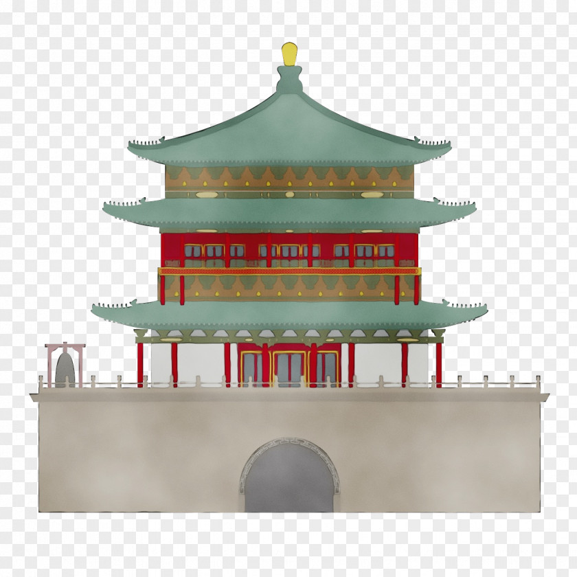 Facade Arch China Background PNG