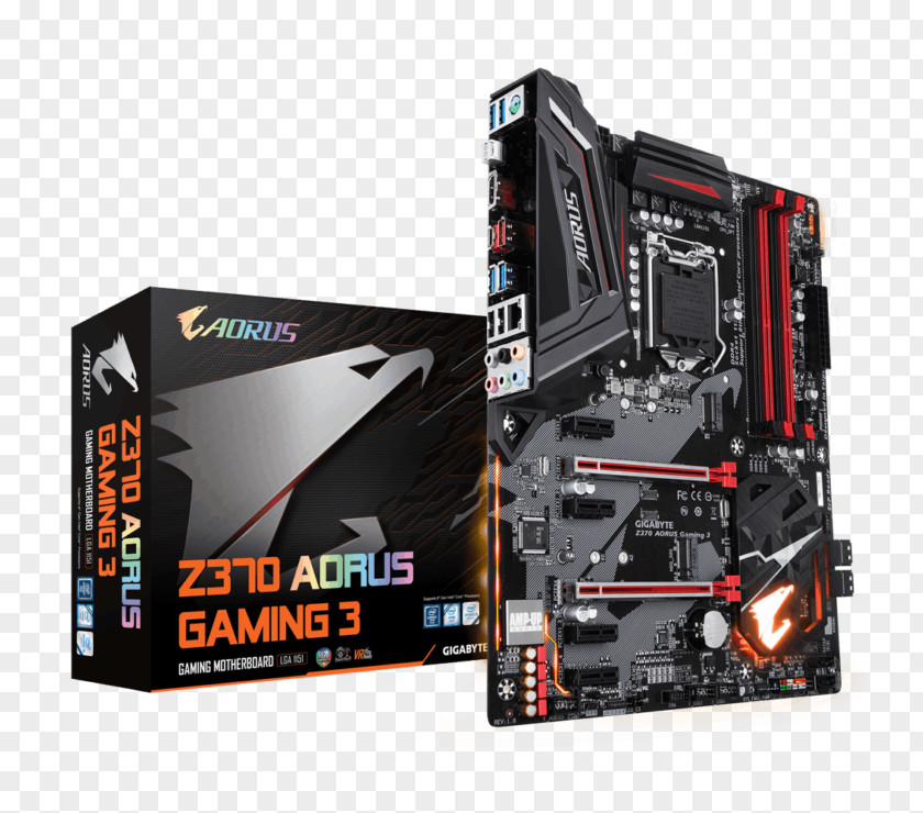 Intel LGA 1151 GIGABYTE Gigabyte Z370 AORUS Gaming 3 Motherboard Technology PNG