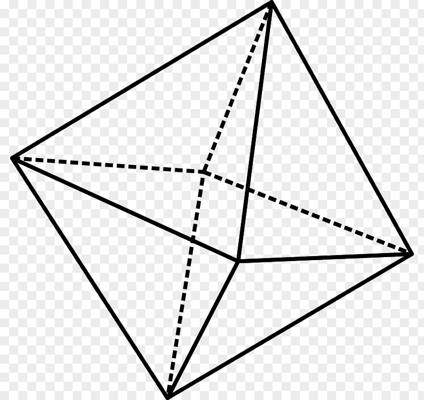 Triangle Octahedron Octahedral Molecular Geometry Solid PNG