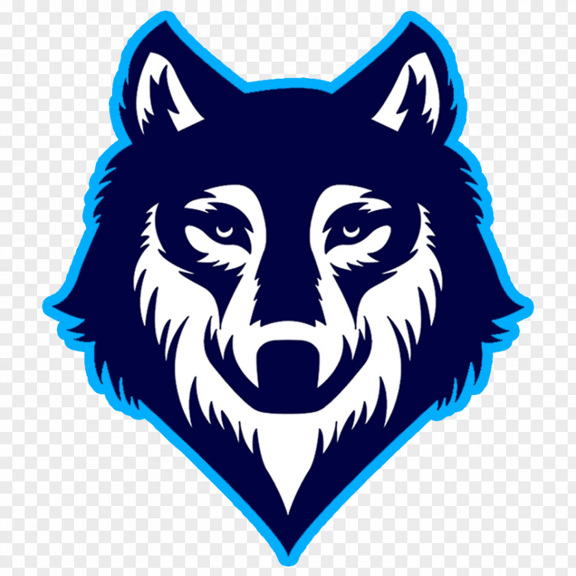BLUE WOLF Gray Wolf Logo Drawing Clip Art PNG