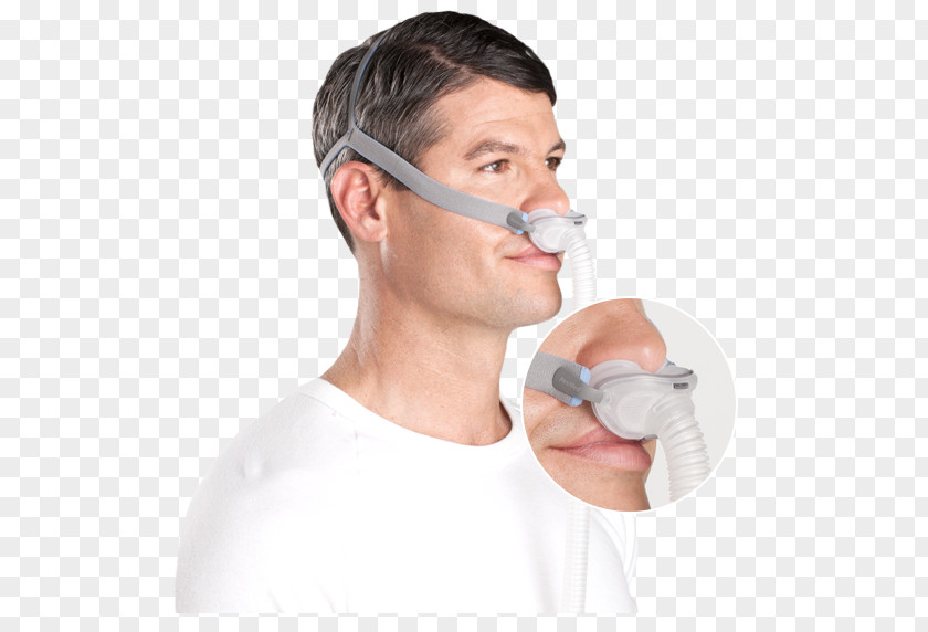 Comfortable Sleep Continuous Positive Airway Pressure ResMed Apnea Mask PNG