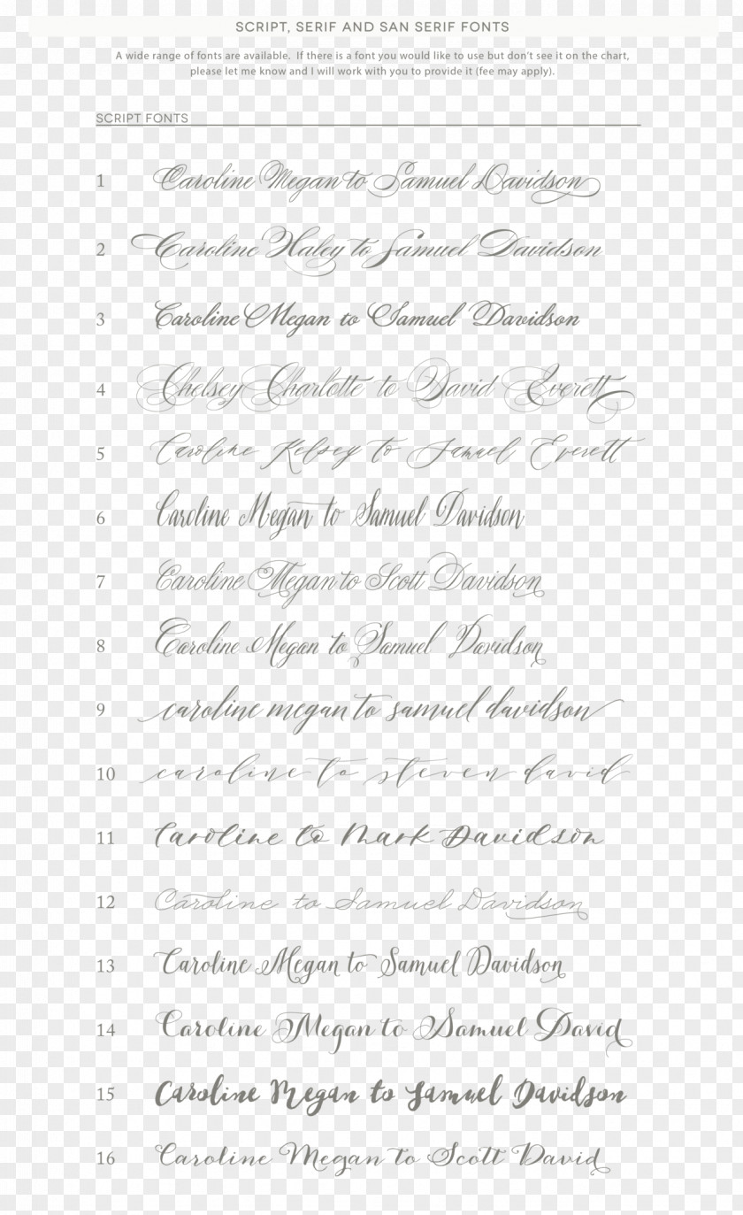 Cute Script Wedding Invitation Handwriting Letter Line PNG