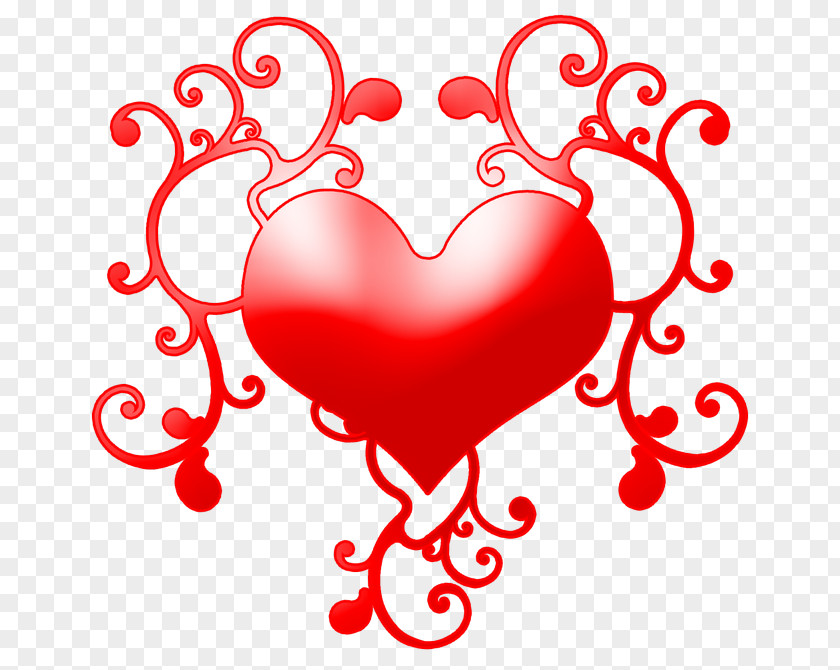 Heart Vine Clip Art PNG