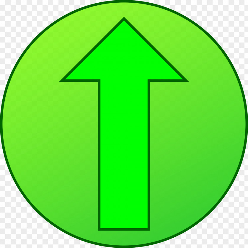 Up Arrow Circle Green Symbol Clip Art PNG