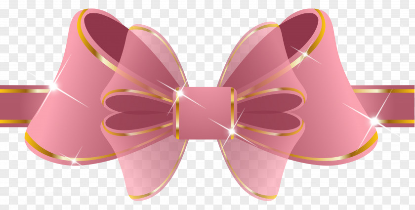 Beautiful Pink Ribbon Clipart Image Clip Art PNG