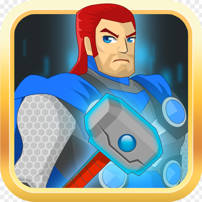 Design Cartoon Superhero Game PNG