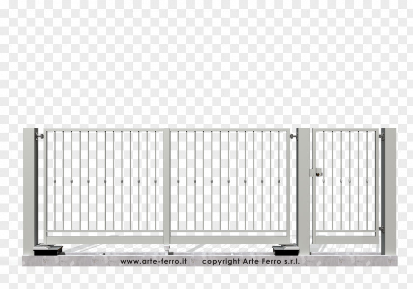 Gate Fence Garden Wrought Iron PNG