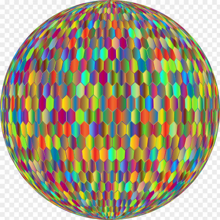 Hexagon Sphere Hexagonal Tiling Circle Clip Art PNG