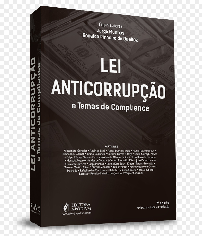 Lei Anticorrupção E Temas De Compliance LEI ANTICORRUPÇAO Criminal Law Book PNG