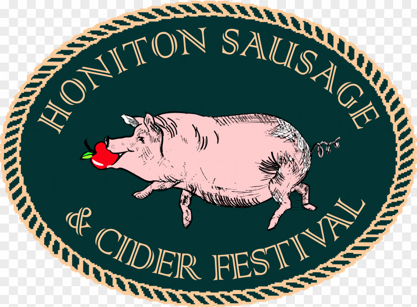 Sausage Fest Pig Cider Logo Fauna Font PNG