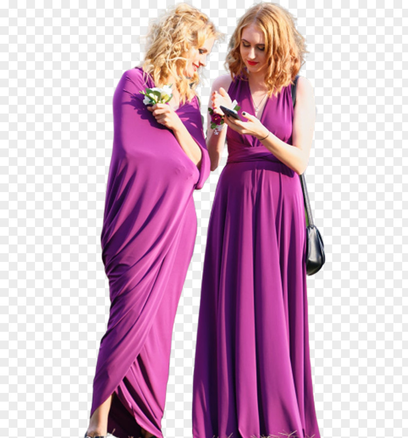 Shoulder Dress Purple Costume PNG