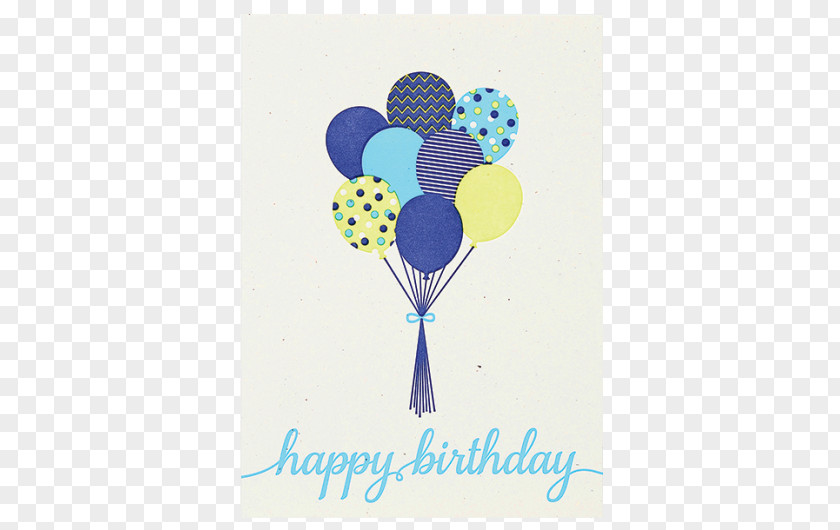 Balloon Greeting & Note Cards PAPYRUS Birthday Gift PNG