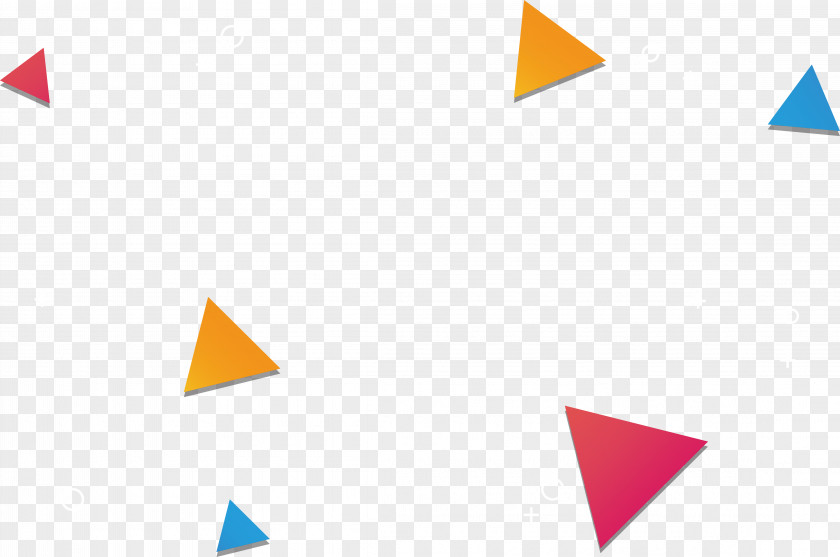 Color Triangle Geometry Pattern PNG