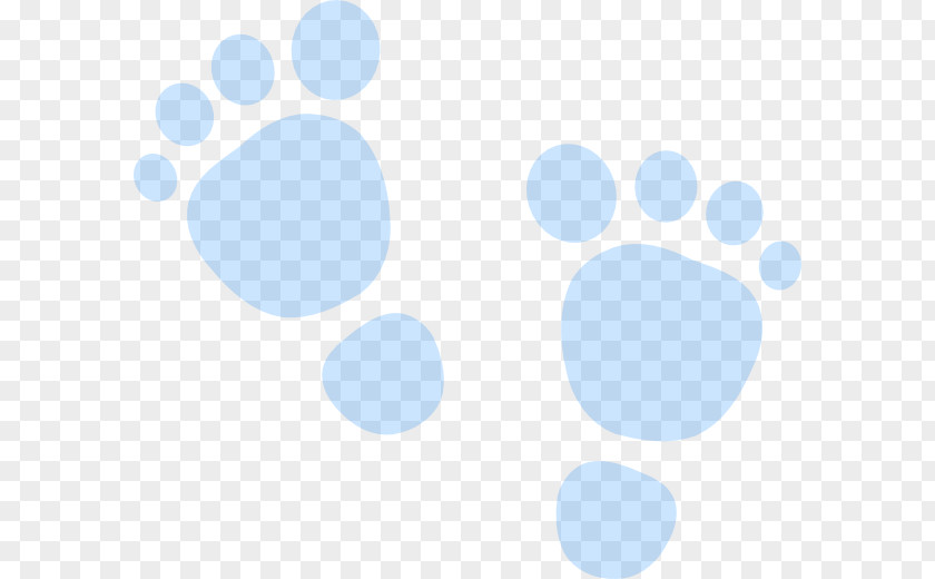 Feet Footprint Blue Clip Art PNG
