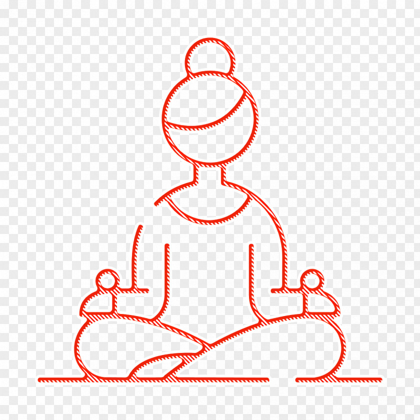 Gym Icon Yoga Position PNG