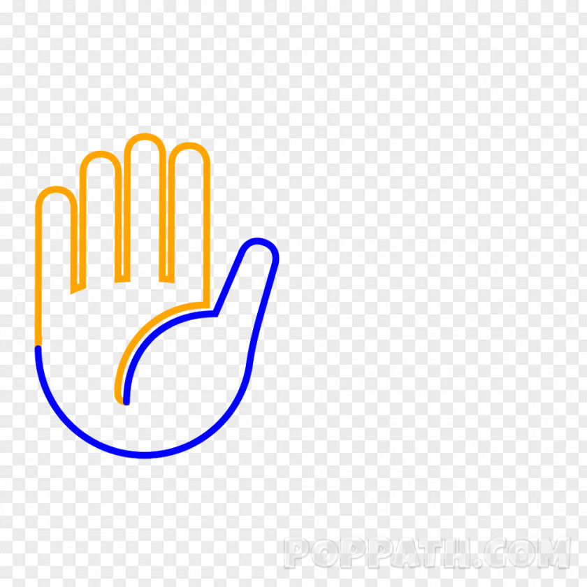 Hands Draw Thumb Brand Line Logo Clip Art PNG