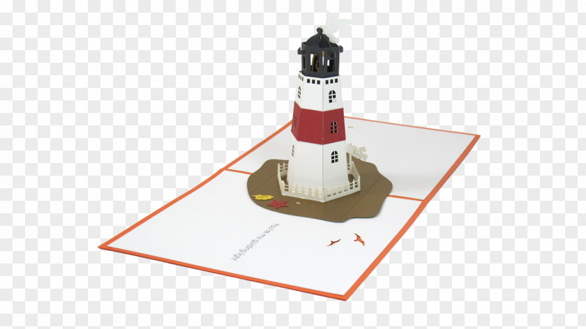 Lighthouse Christmas Greeting & Note Cards Paper Card Pop-Up PNG