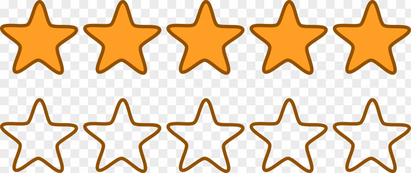 Star Vector System Hotel Rating Clip Art PNG
