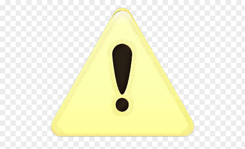 Symbol Triangle Yellow PNG