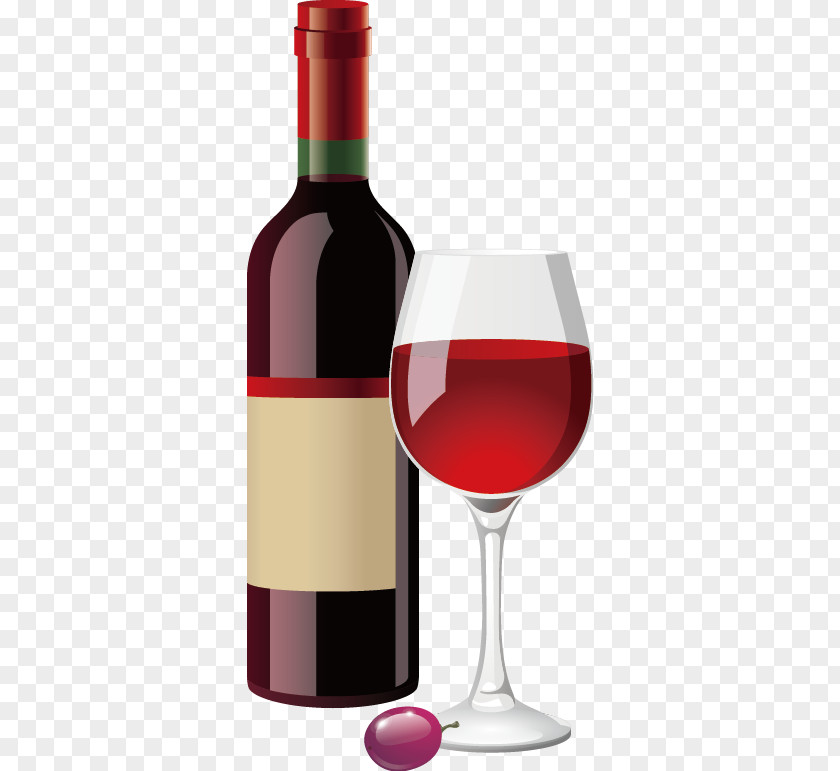Wine Red Euclidean Vector Bottle PNG