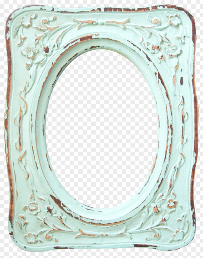 Aqua Frame Picture Frames Paper Shabby Chic Watercolor Painting PNG