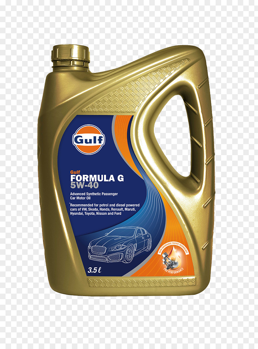 Car Motor Oil Synthetic Gulf Lubricant PNG
