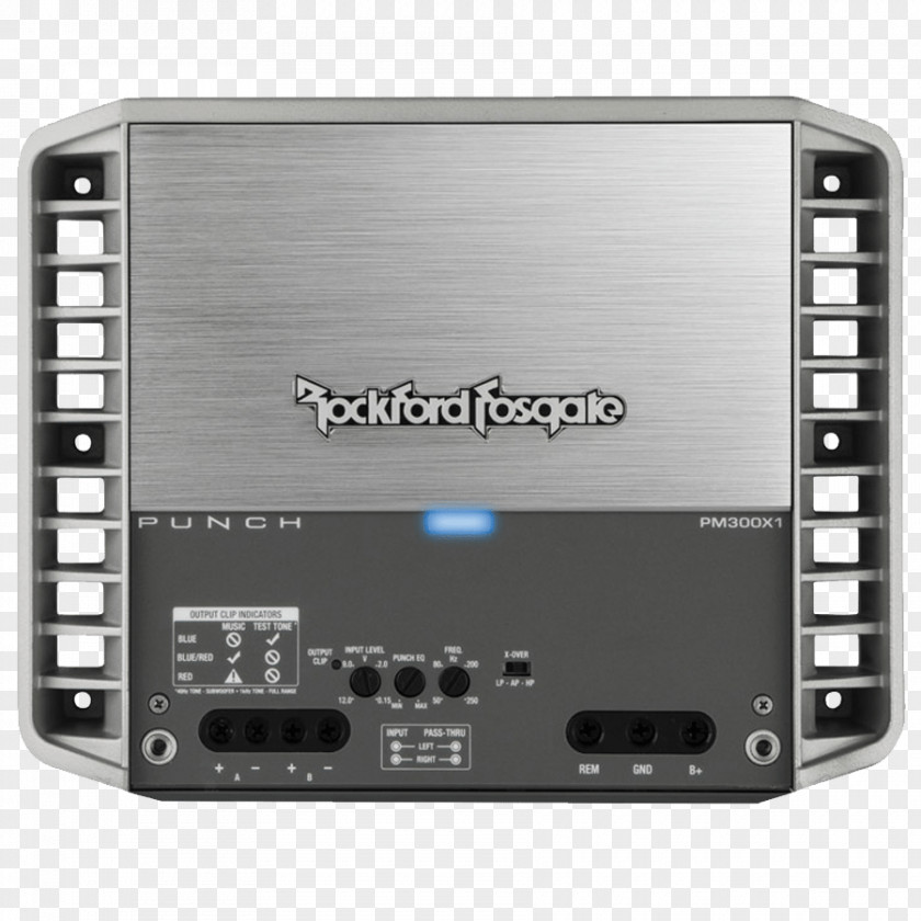 Car Rockford Fosgate 600W 4-Channel Punch Series Class AB Marine Amplifier Vehicle Audio PNG