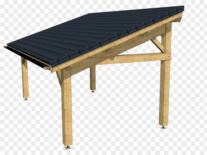 Extension Pitched Roof Wood Awning Bent Lumber PNG