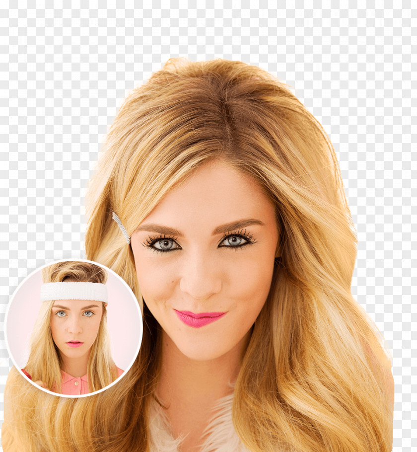 Mascara Before And After Blond Hair Coloring STXG30XEAMDA PR USD Brown PNG