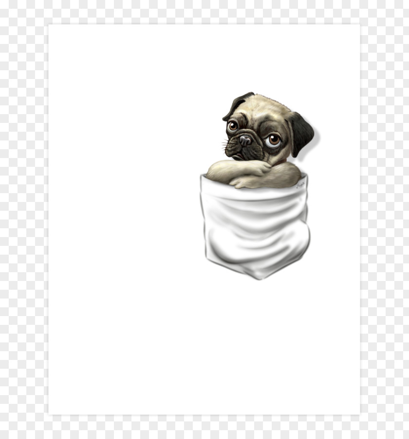 Puppy Pug T-shirt Dog Breed PNG