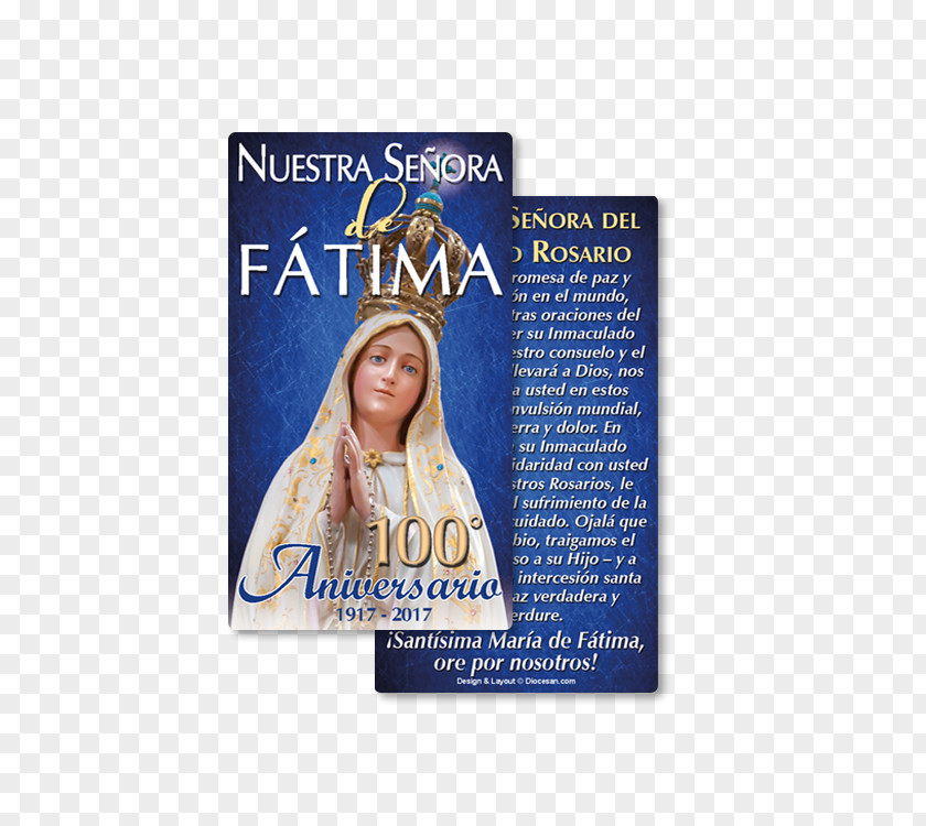 Our Lady Of Fatima Fátima Prayers Holy Card PNG