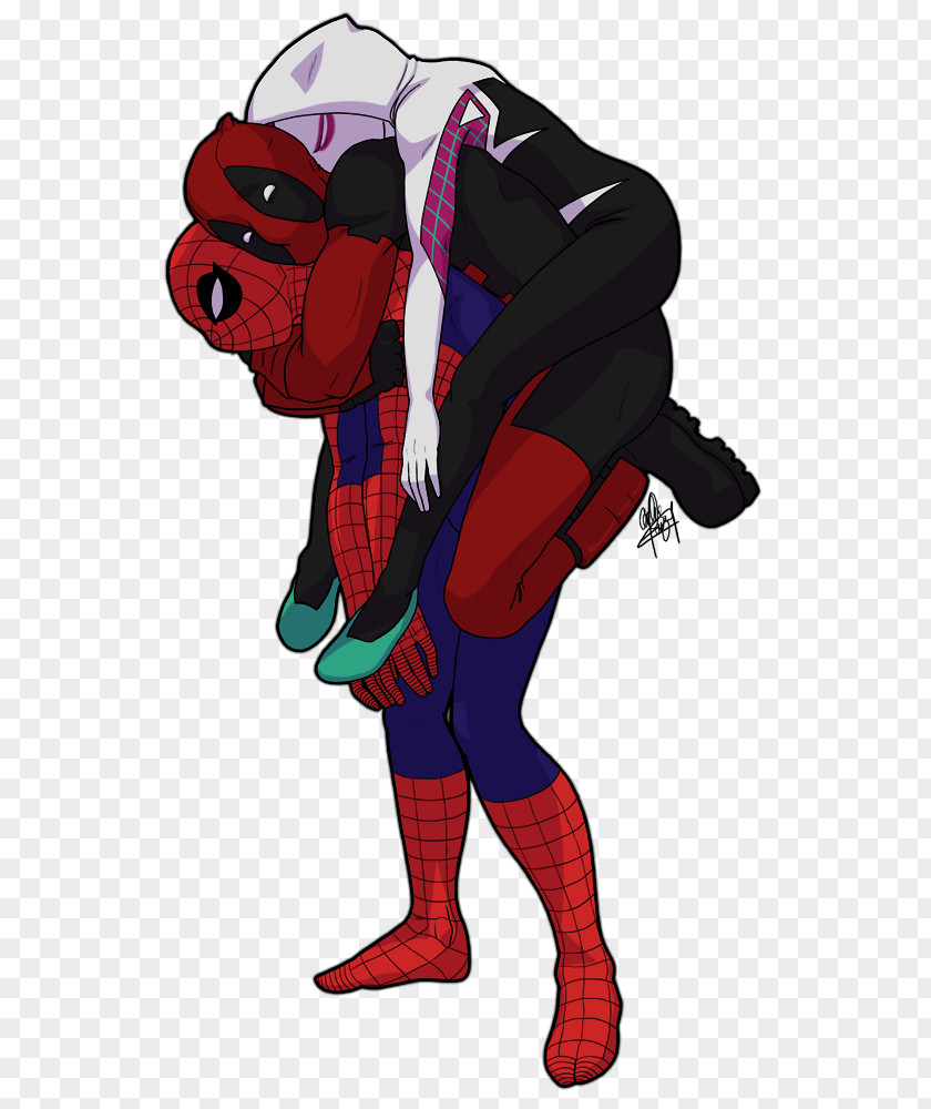 Spider-man Spider-Man Deadpool Fan Art PNG