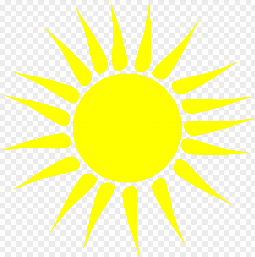 Sun Circle Symbol Area Yellow PNG