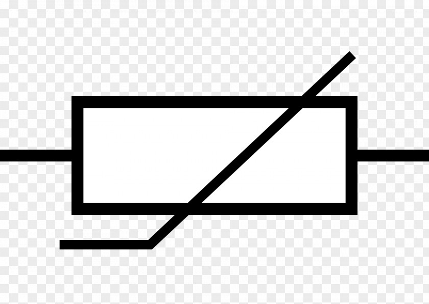 Symbol Thermistor Electronic Electronics Resistor Heißleiter PNG