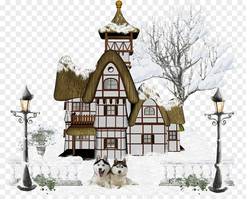 Cartoon Drawing Castles And Husky Painting Clip Art PNG