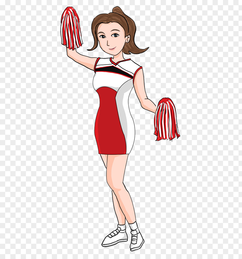 Cheerleader Transparent Image Cheerleading Uniform Clip Art PNG
