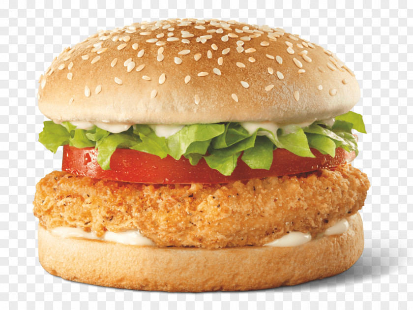 Chicken Burger Whopper TenderCrisp Hamburger Salmon Cheeseburger PNG