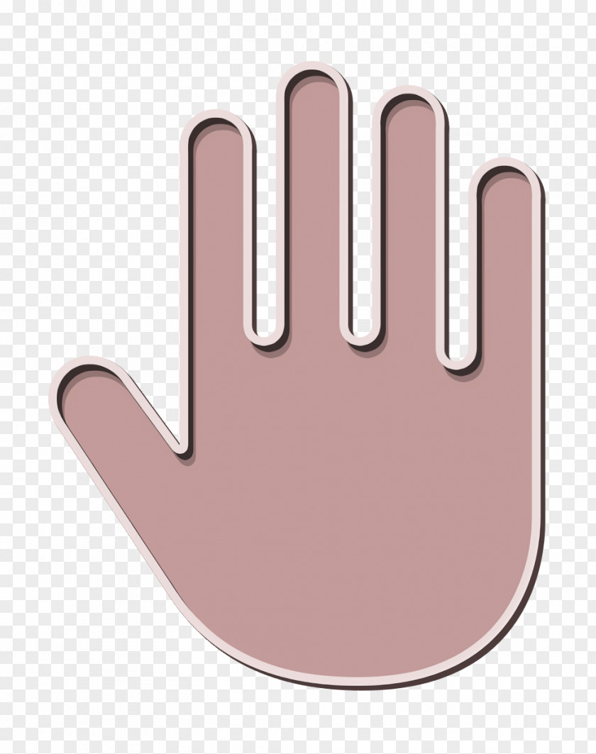 Gesture Thumb Icon Palm Of Hand Stop PNG