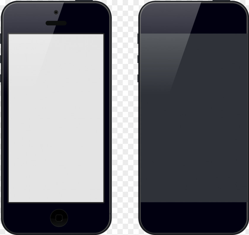 Vector Hand-painted Apple Phone IPhone 5s 4S Smartphone Feature PNG
