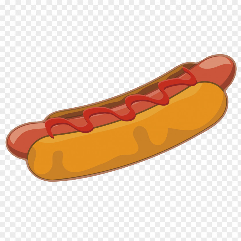 Delicious Ham Hot Dog Sausage Cartoon PNG