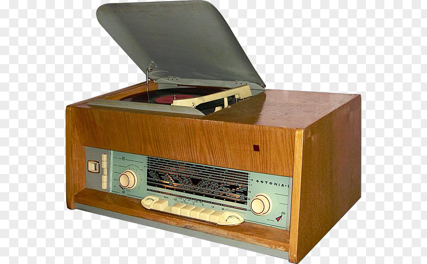 Radio Radiogram Receiver Phonograph Electronics PNG