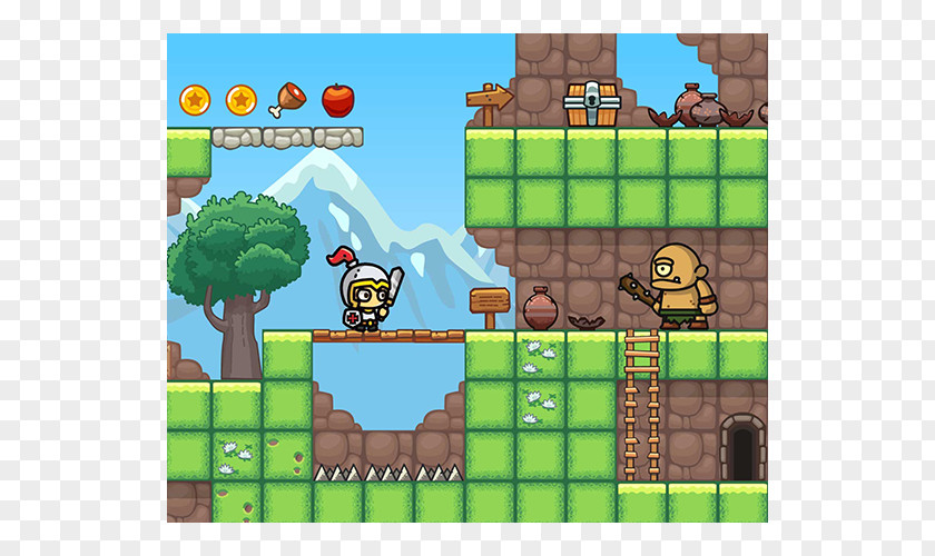 Tile-based Video Game PC Side-scrolling Platform PNG