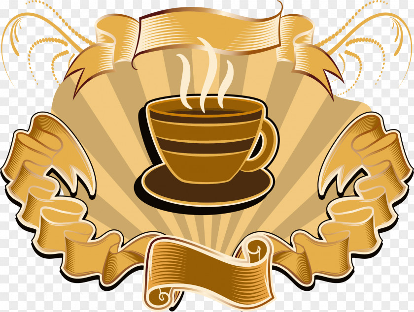 Vector Coffee Cup Cafe Food PNG