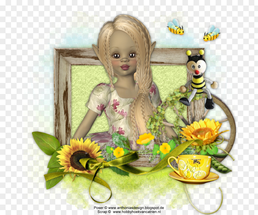 Doll Sunflower M PSP Animated Film Perion Network PNG