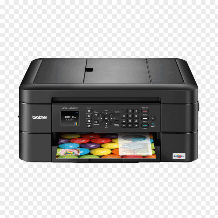 Printer Brother Industries Ink Cartridge Inkjet Printing Multi-function PNG