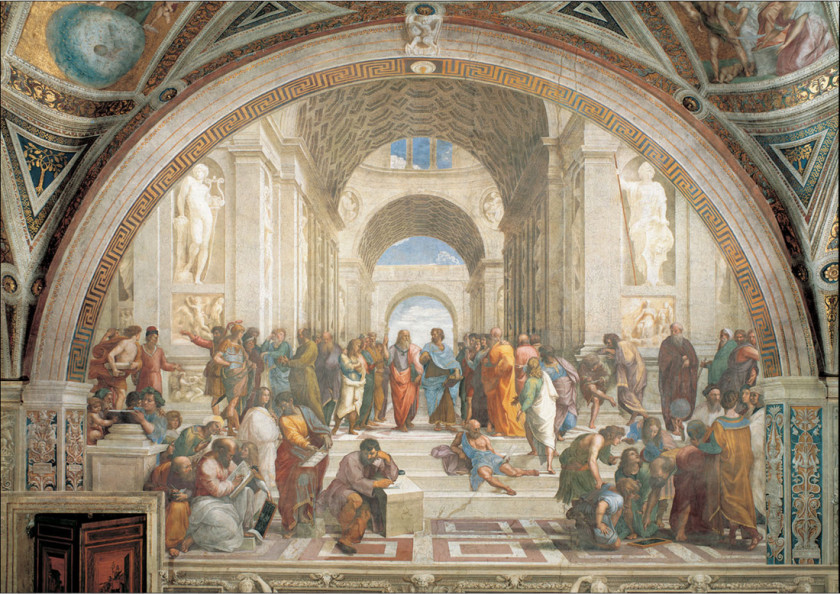 Saint Nicholas Stanza Della Segnatura The School Of Athens Raphael Rooms Italian Renaissance PNG