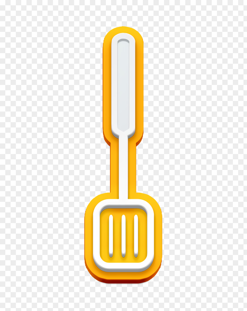 Yellow Utensil Icon Cooking Food Kitchen PNG