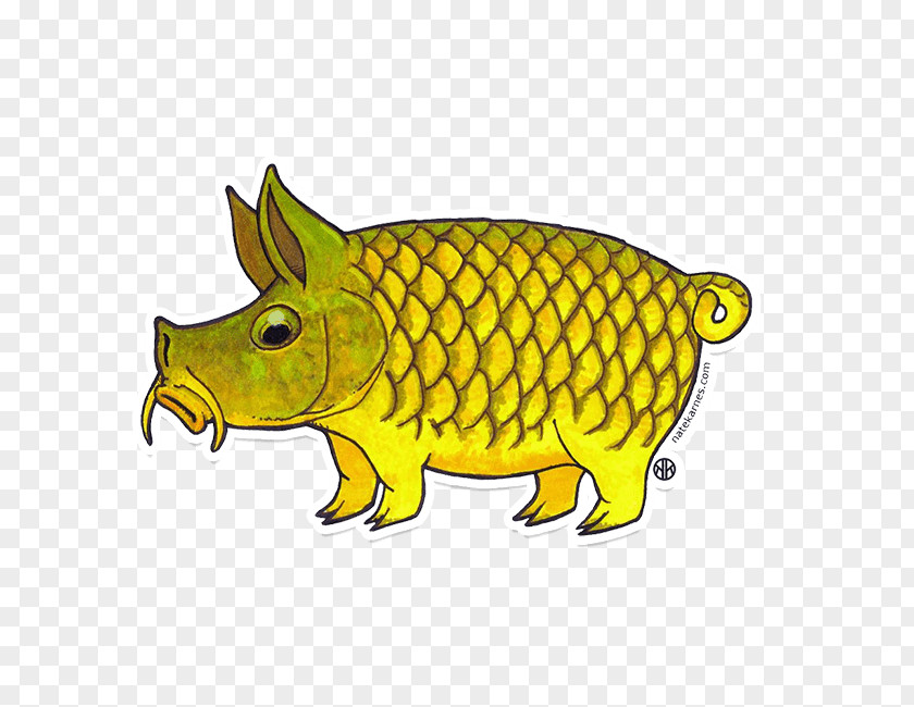 Pig Decal Sticker Carp Rainbow Trout PNG