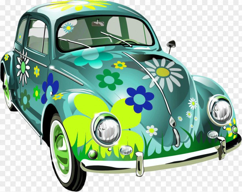 Volkswagen Beetle Car Group Type 2 PNG