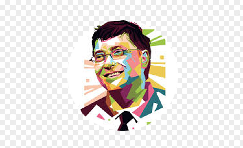 Bill Gates Portrait PNG